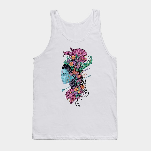 Wild Cats Tank Top by EvgeniiZhdanov